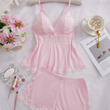 Load image into Gallery viewer, 💃Womens Lingerie Set Pjs and Panty Set Camisole Set Modal Floral Fabric Lace sleep sets