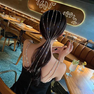 Diamond Headband Aristocratic Style Princess Temperament Niche Design Exquisite for Women Girls